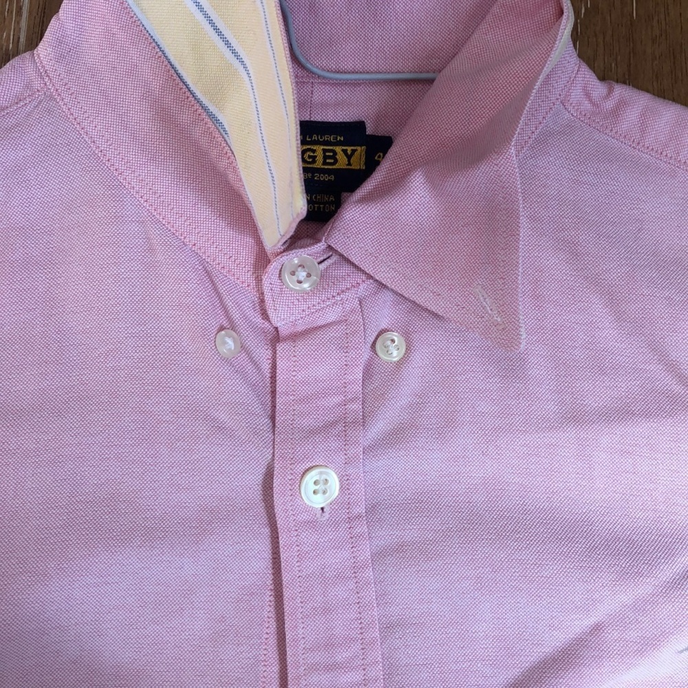 Rugby Ralph Lauren Pink Button Up - 4